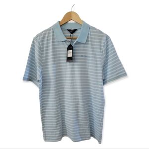 Ben Sherman Collared Striped Polo M NWT